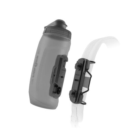 Fidlock - Botella - TWIST 590 + Base magnética TEX multi, Negro transparante - 09648(TBL)