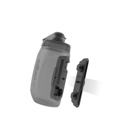 Fidlock - Botella - TWIST 450 + Base magnética TEX multi, Negro transparante - 09649(TBL)