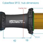 Extralite Maza trasera CyberRear SPD-T2 24h QR 10x130mm - Imagen 3