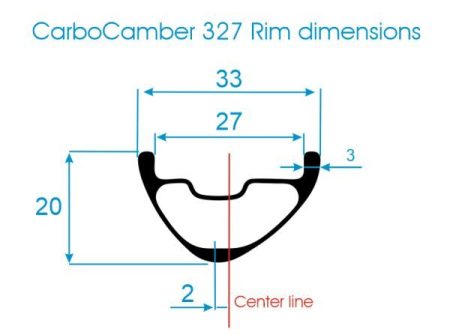 Extralite  Aros completos CarboCamber 327 / 950gr,Hyperboost 3