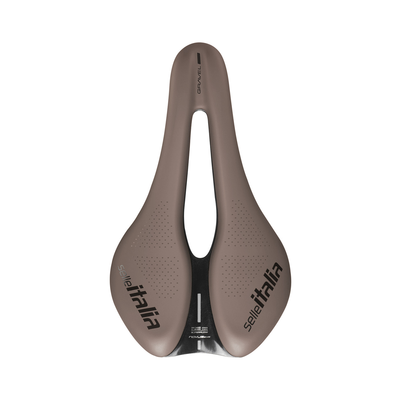Selle Italia Italia sillín Novus Boost EVO Gravel Super Flow Marrón MN L
