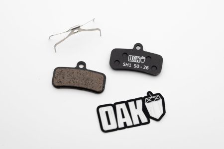 Oak Components - Pastillas - HyperStop para Caliper Shimano / TRP / Tektro 4 Pistones (1 set = 2 pastillas + resorte)