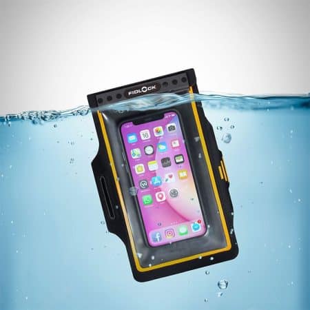 Fidlock - Banda - deportiva porta celular HERMETIC autosellante, Negro - D-61100A-F0000(BTB)