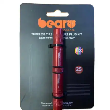 Bear - kit de Reparación - Tubeless Tire, rojo