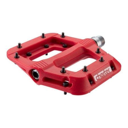Race Face - Pedales - Chester Flat Pedals rojo