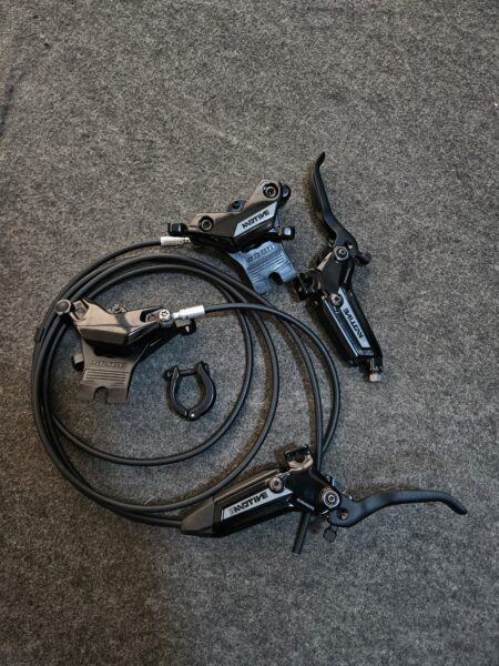 Sram - Juego de frenos - Motive Silver Stealth, caliper de 4 pistones -MKP -Desmontado, nunca usado