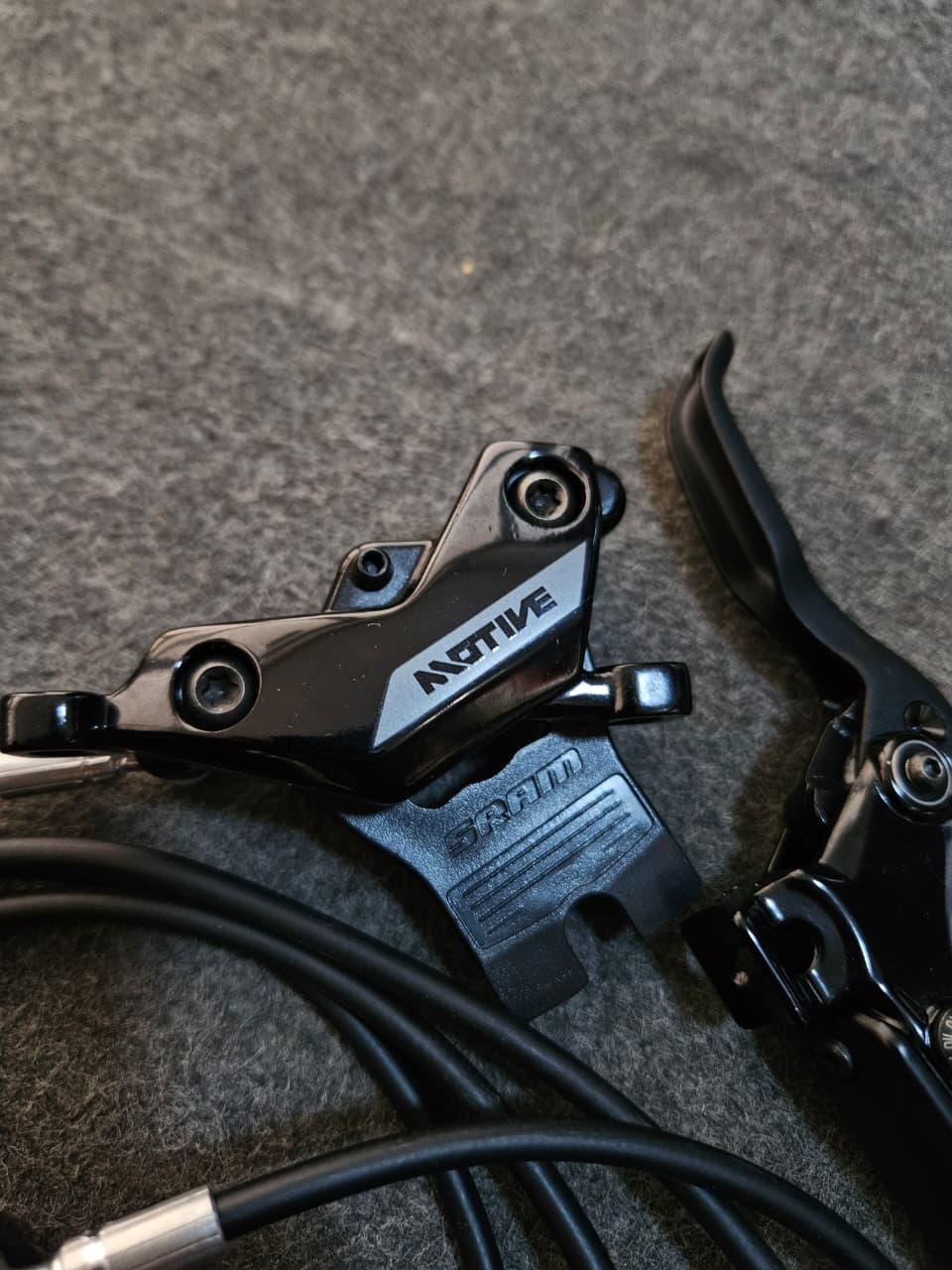 Sram - Juego de frenos - Motive Silver Stealth, caliper de 4 pistones -MKP -Desmontado, nunca usado - Imagen 2