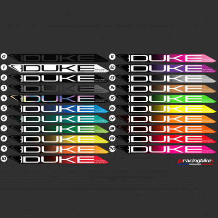 Duke - Stickers - varios colores para cada modelo de aro