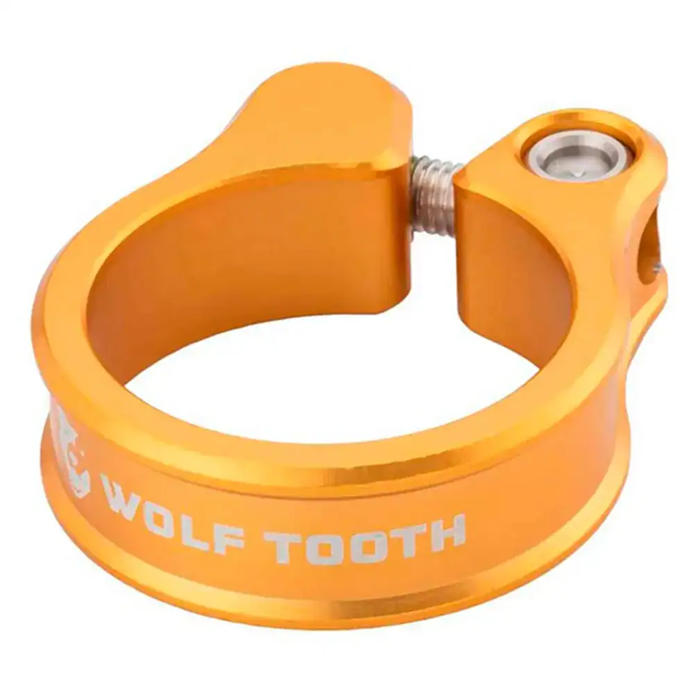 Wolf Tooth - Abrazadera de sillín - Abrazadera de sillín CNC, Dorado