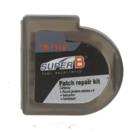 Kit de reparación de parches sin pegamento para herramientas Super B.
